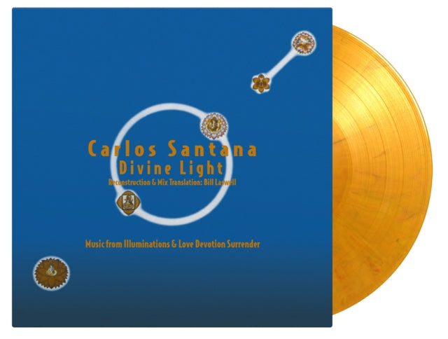 Carlos Santana - Divine Light (Yelow, Red, & Black Marbled Vinyl/2LP) Vinyl Record