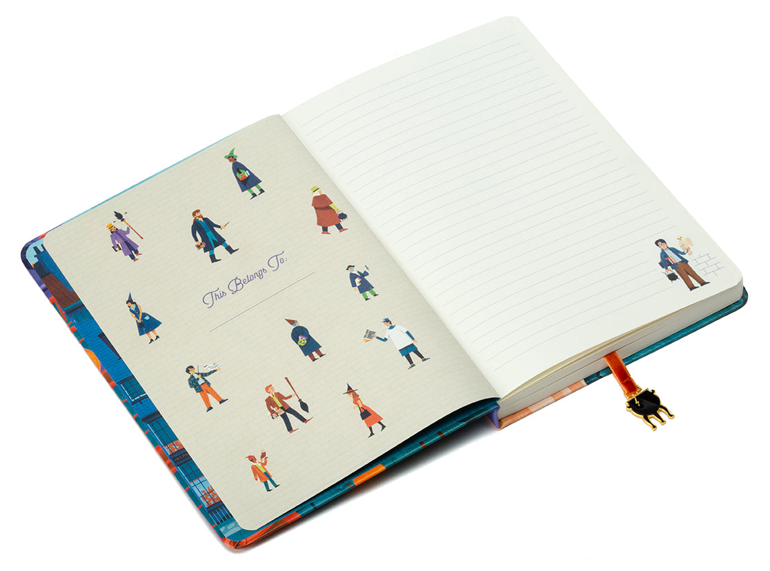 Harry Potter: Exploring Diagon Alley Journal with Ribbon Charm