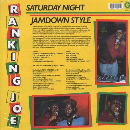 Ranking Joe - Saturday Night Jamdown Style Vinyl Record