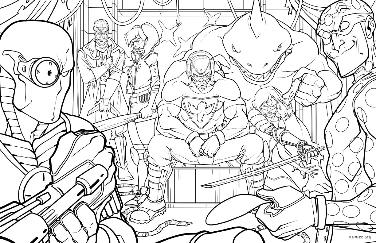 DC Super-Villains: The Official Coloring Book