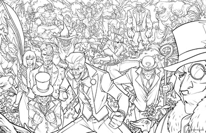 DC Super-Villains: The Official Coloring Book