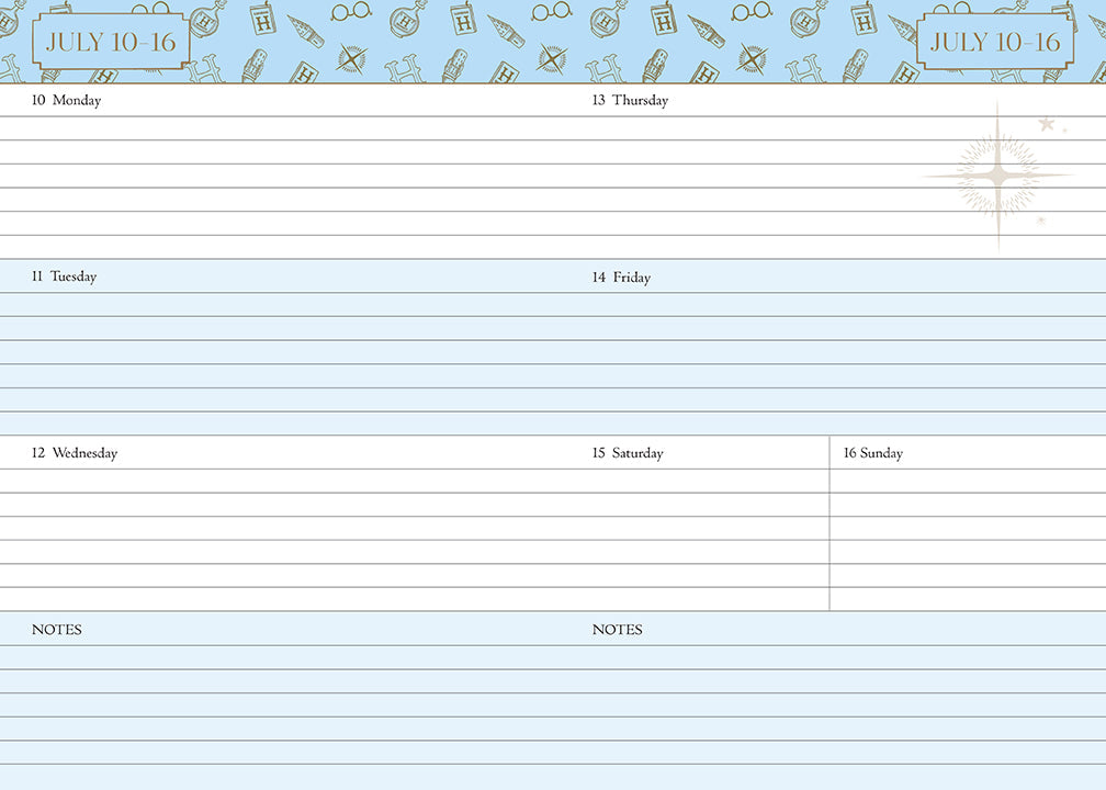 Harry Potter 2023-2024 Academic Year Planner