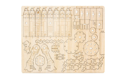 IncrediBuilds: Star Wars: R2-D2 3D Wood Model and Book