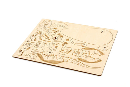IncrediBuilds: Jurassic World: Raptor 3D Wood Model and Book