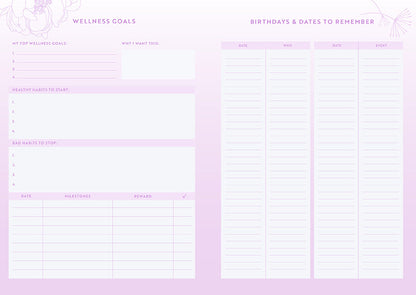 Wellness Notebook Set