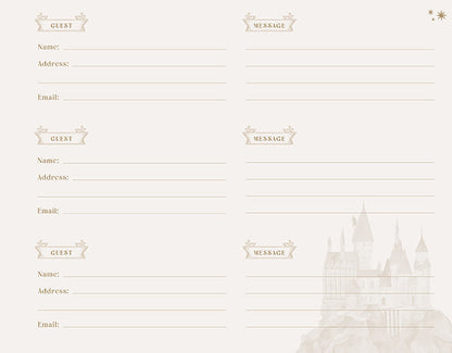 Harry Potter: Hogwarts Guest Book