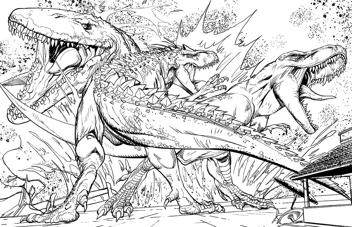 Jurassic World: The Official Coloring Book