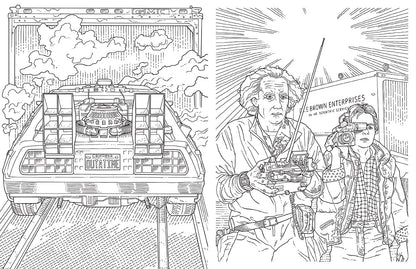 Back to the Future: The Official Coloring Book