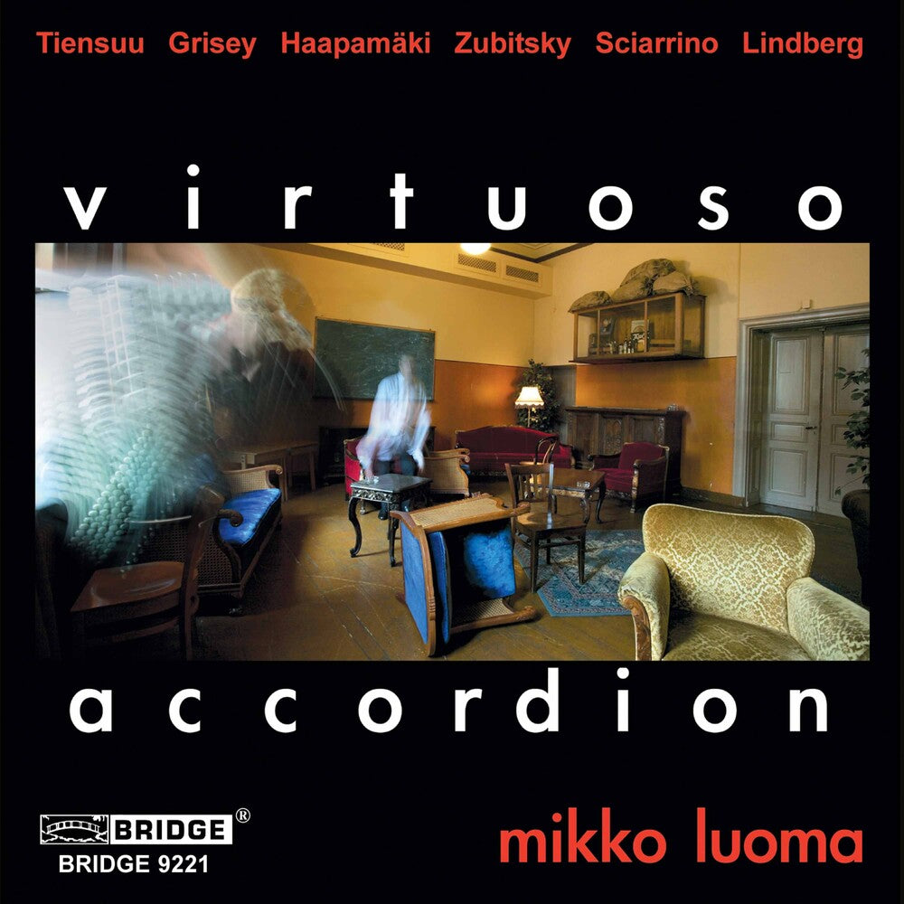 the album cover for Mikko Luoma - Virtuoso Accordion