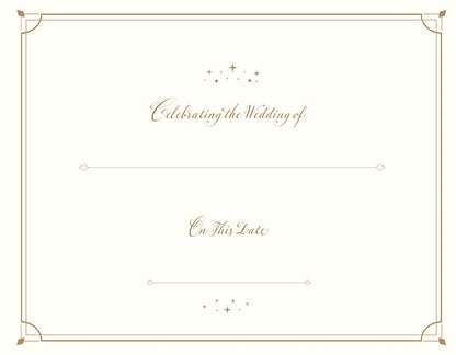 Harry Potter: Always Wedding Guest Book