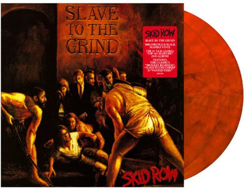 Skid Row - Slave To The Grind [Orange & Black Marble] Vinyl Record