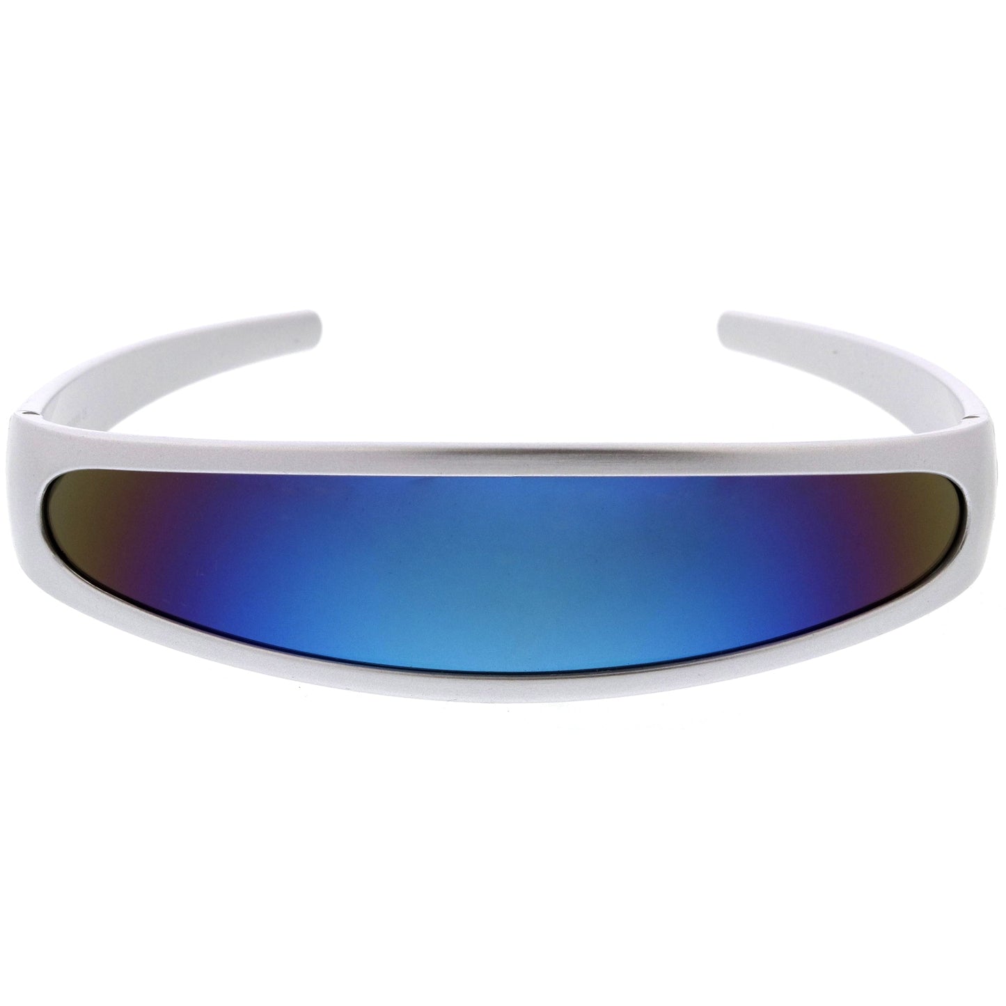Retro Futuristic 1980's Disco Wrap Around Space Sunglasses 8964