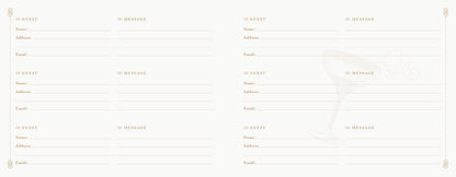 Downton Abbey Guest Book