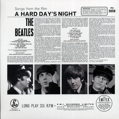 The Beatles - A Hard Day's Night (stereo) (180g) Vinyl Record