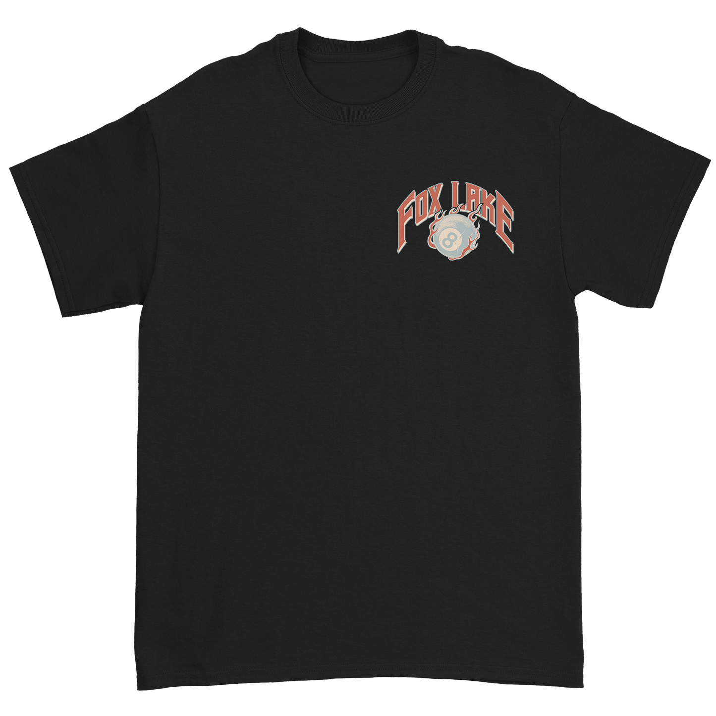 Fox Lake 8 Ball Mens T Shirt