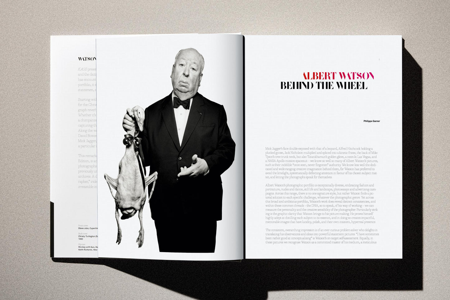 Albert Watson. Kaos (German, French, English) Book
