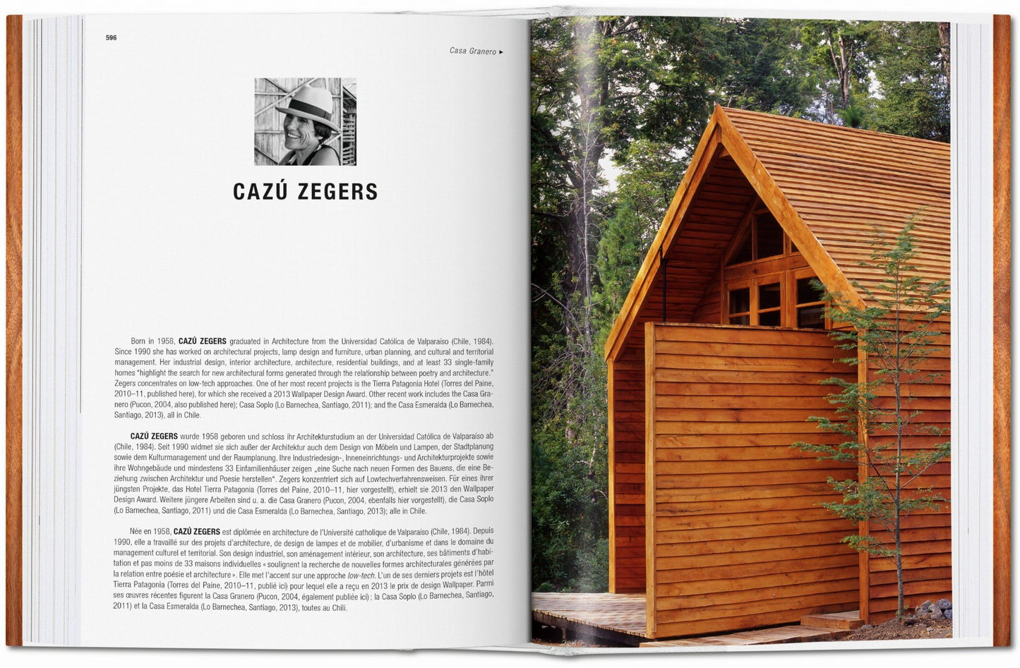 100 Contemporary Wood Buildings (German, French, English) Book