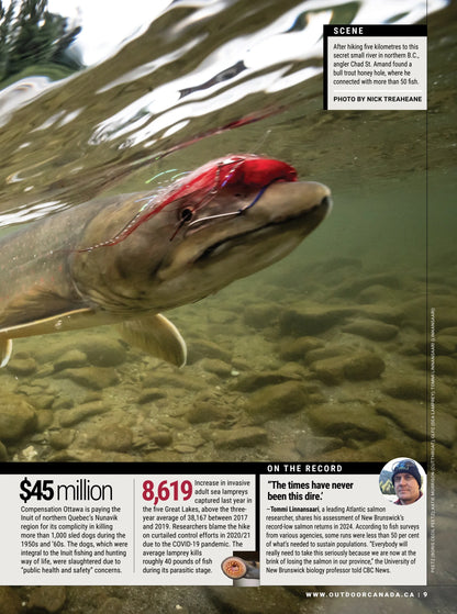 Outdoor Canada - Fishing Special 2025: Top New Tackle Guide, Hot Spots, Angler Utopia, The Great Forward-Facing Sonar Debate, Catching Canada's Northern Trophies Strategies, Gear, Trends & More!