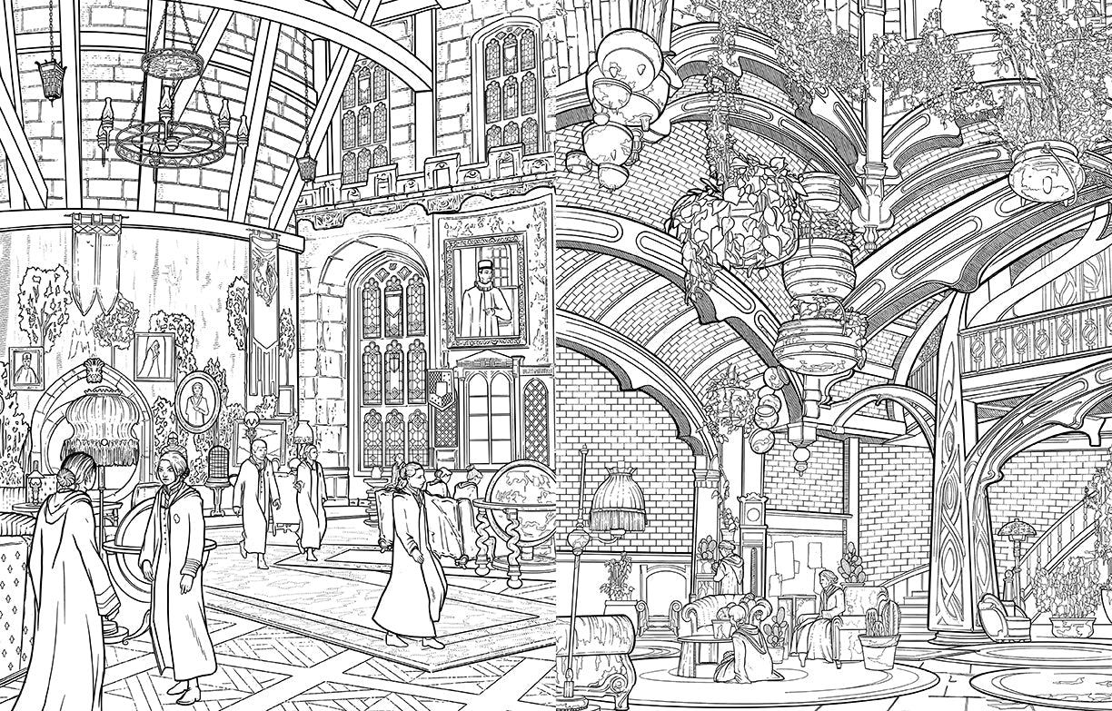 Hogwarts Legacy: The Official Coloring Book