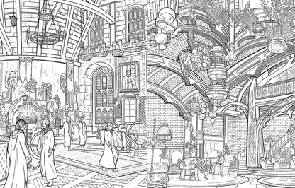 Hogwarts Legacy: The Official Coloring Book