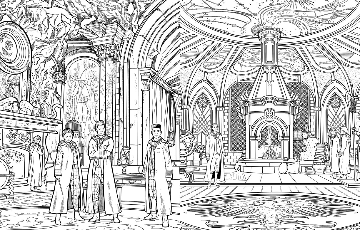 Hogwarts Legacy: The Official Coloring Book