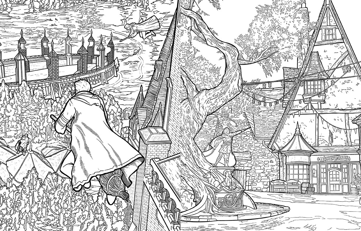 Hogwarts Legacy: The Official Coloring Book