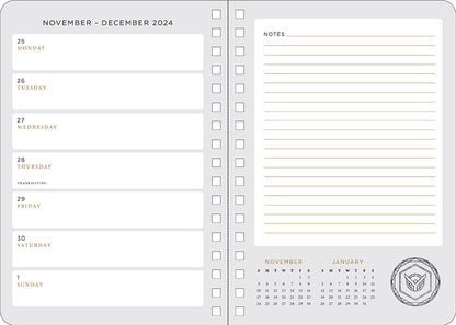 2025 Dune: Part 2 13-Month Weekly Planner