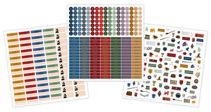 2025 Harry Potter: Hogwarts Family Wall Planner