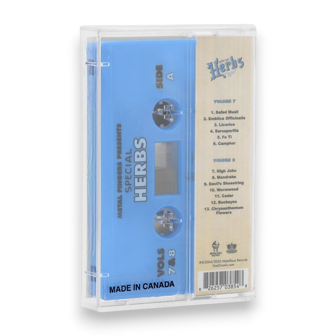 MF DOOM – Metal Fingers Presents: Special Herbs Vol. 7 & 8 Cassette Tape