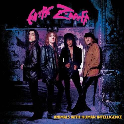 Enuff Z'nuff - Animals With Human Intelligence [Blue & Red Splatter] Vinyl Record