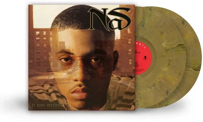 Nas - It Was Written [Gold & Black Marble]  Vinyl Record