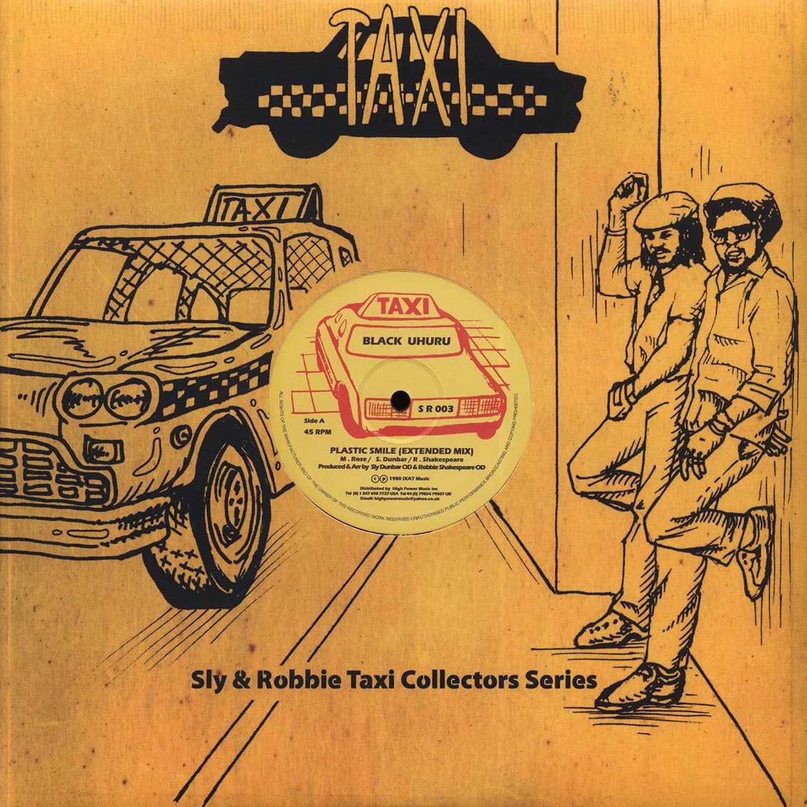 Black Uhuru - Plastic Smile (Extended Mix)  /  Black Uhuru - Plastic Smile (Dub Wise); Black Uhuru - Plastic Smile (Raw Dub) 12" Vinyl Record