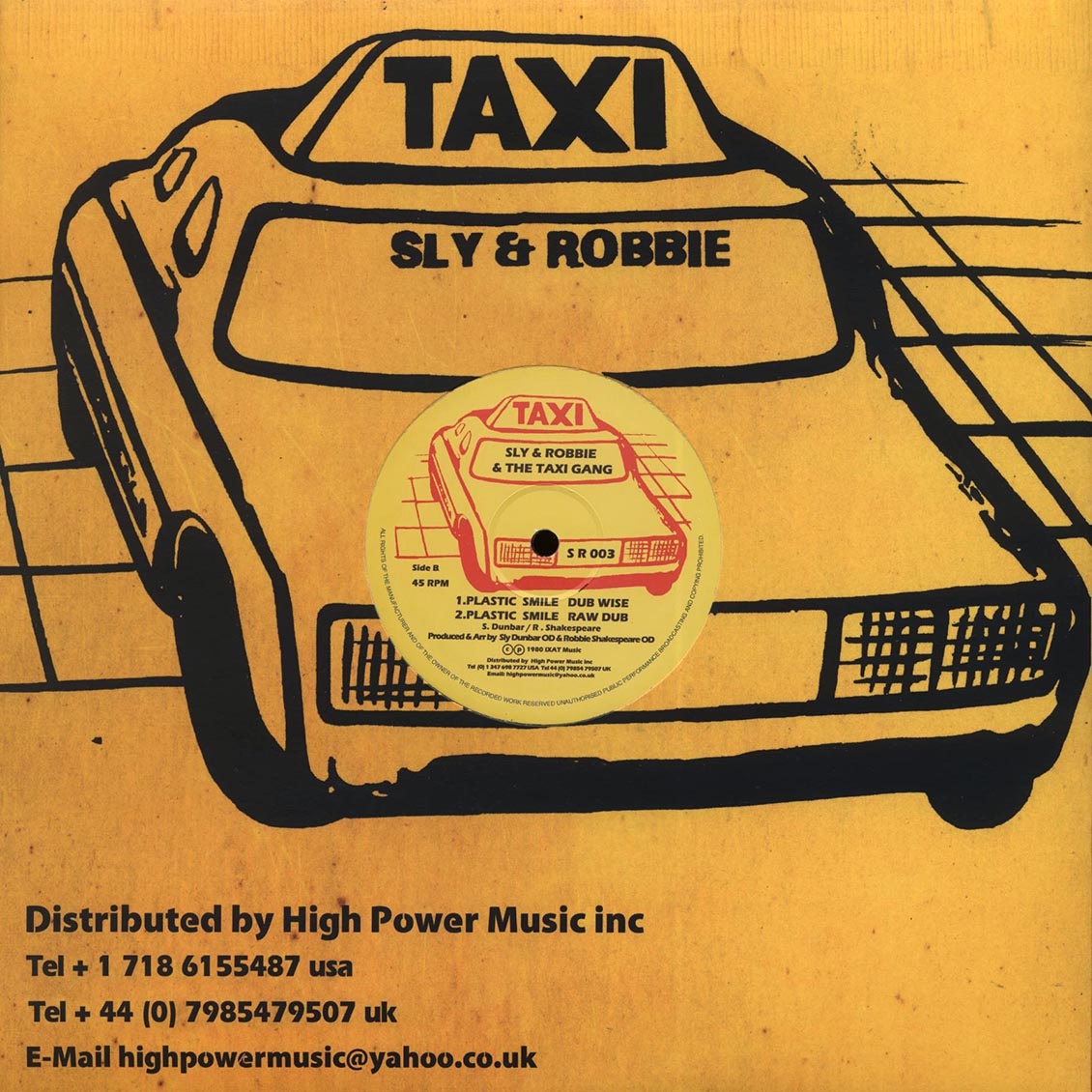 Black Uhuru - Plastic Smile (Extended Mix)  /  Black Uhuru - Plastic Smile (Dub Wise); Black Uhuru - Plastic Smile (Raw Dub) 12" Vinyl Record