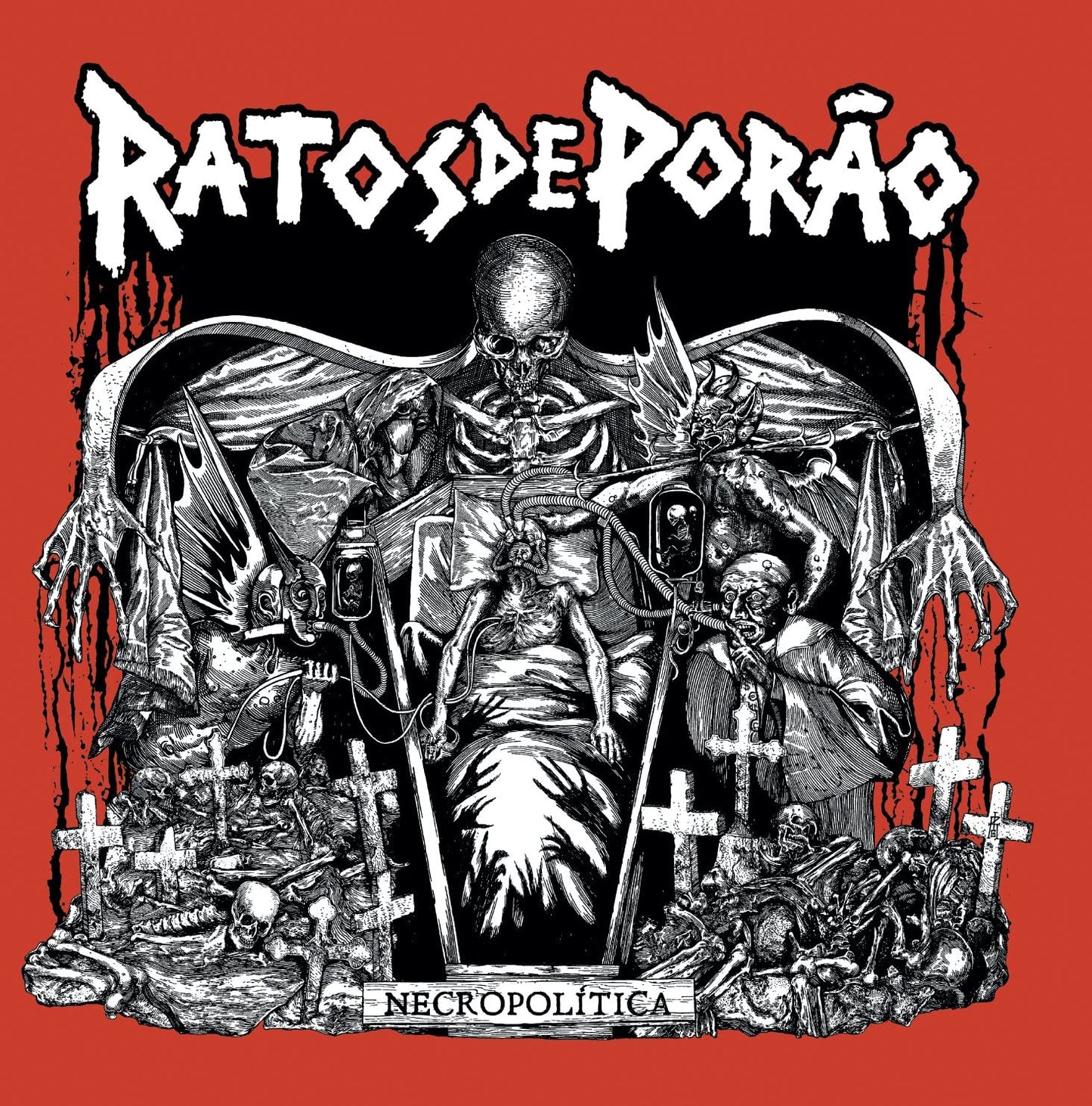 Ratos De Porao - Necropolitica [LP] Vinyl Record Album Cover