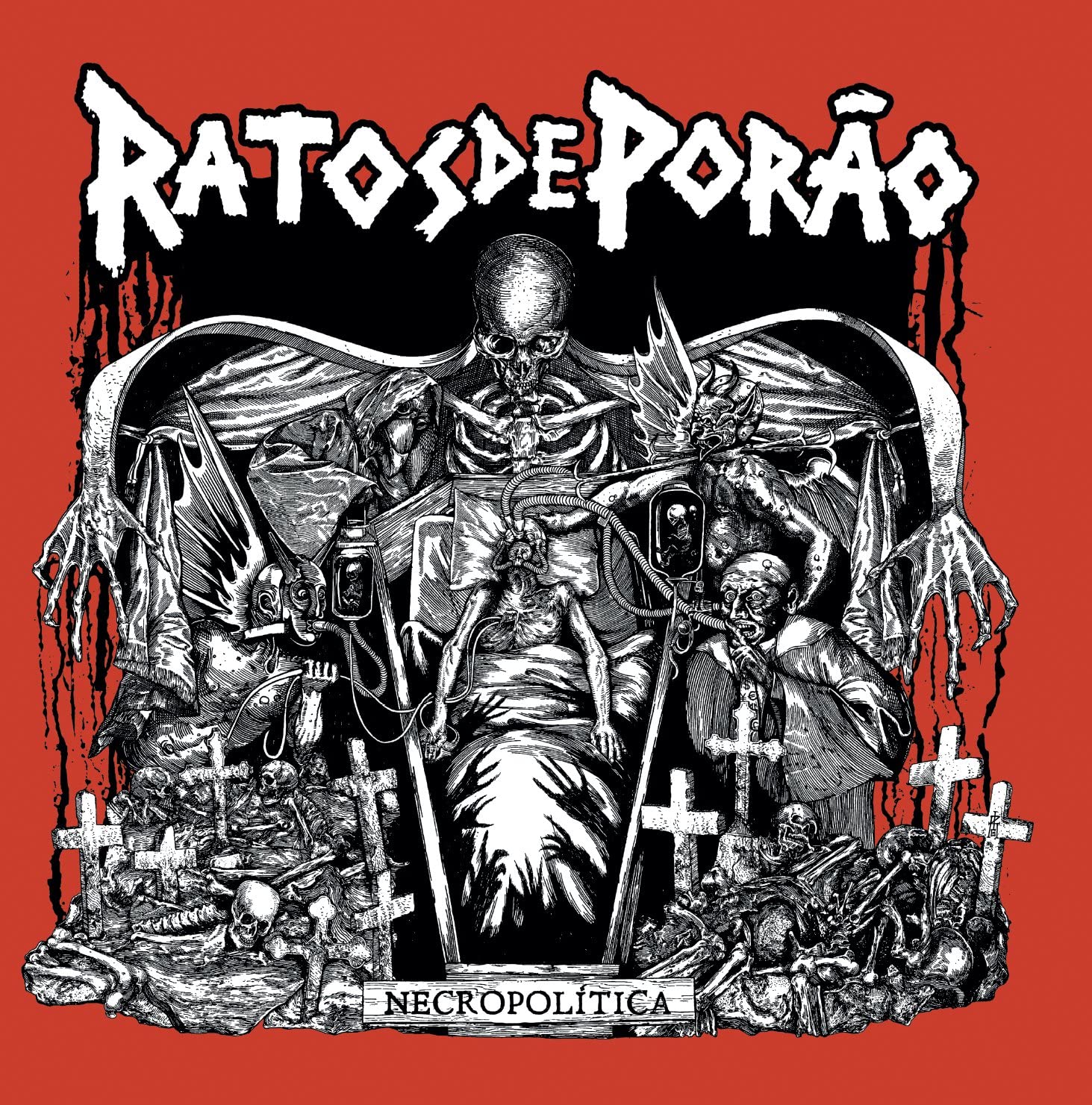 Ratos De Porao - Necropolitica [LP] Vinyl Record Album Cover