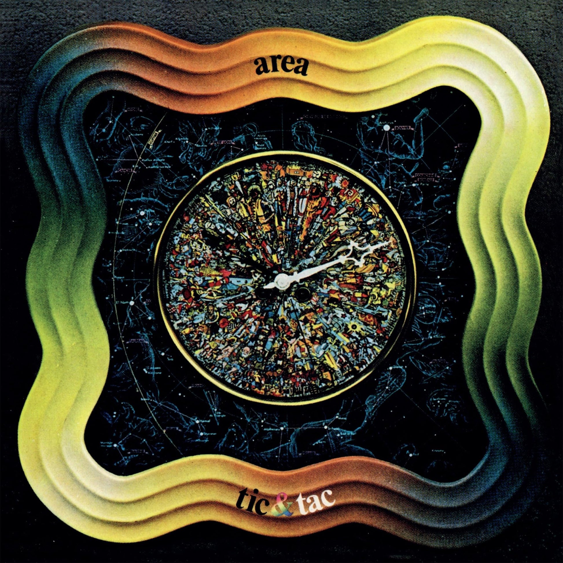 Area - Tic &Tac [Colored Vinyl] [Limited Edition] [180 Gram] (Ylw) (Ita) Vinyl Record Album Cover