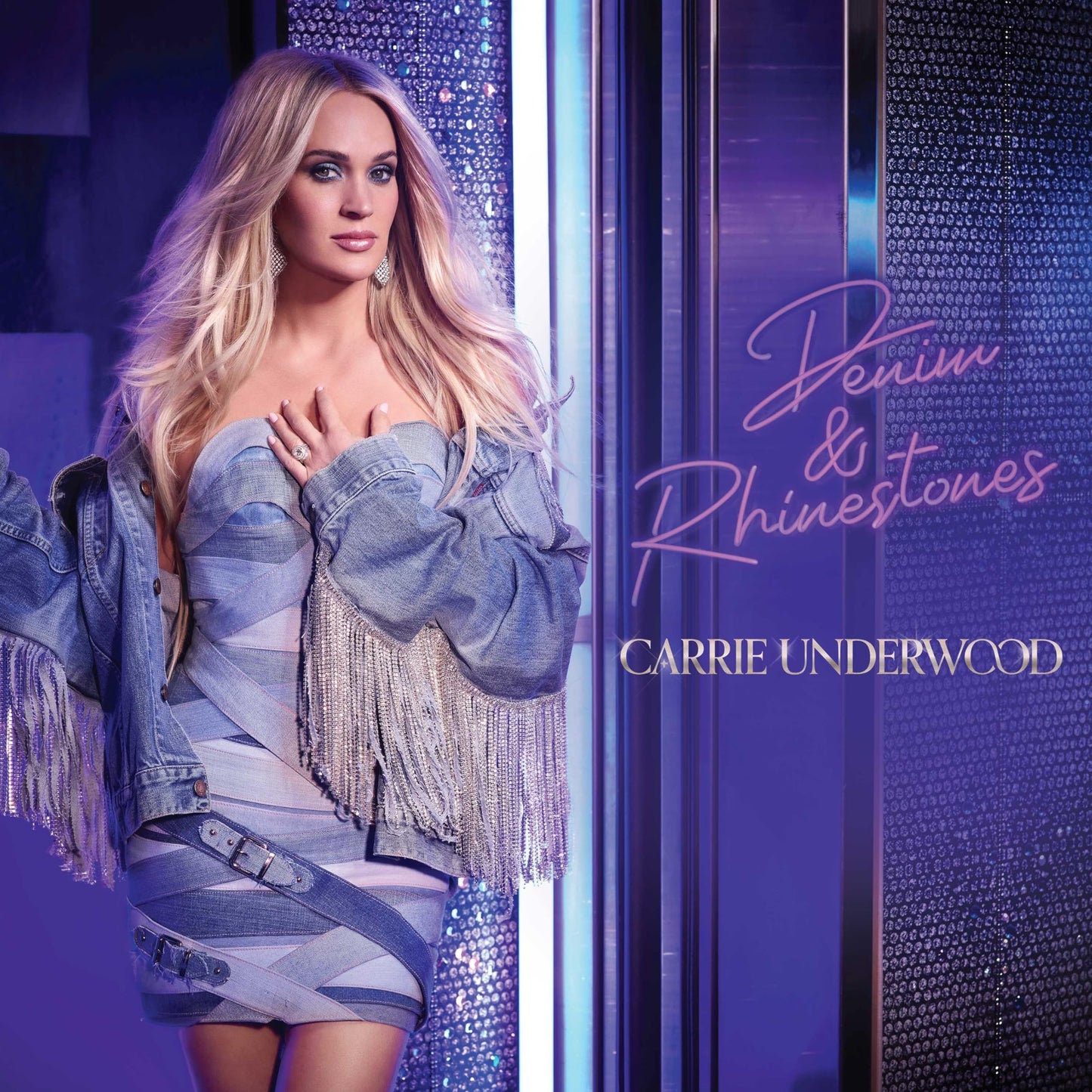Carrie Underwood - Denim & Rhinestones [Colored Vinyl] (Purp) Vinyl Record Album Cover