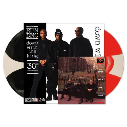 Run DMC - Down With The King (30th Anniversary Edition) [2LP Black/White/Red]  Vinyl Record