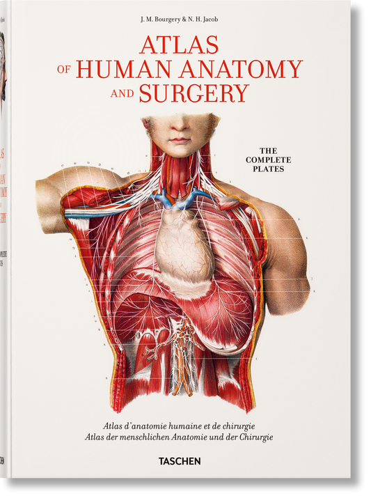 Bourgery. Atlas of Human Anatomy and Surgery (German, French, English) Book