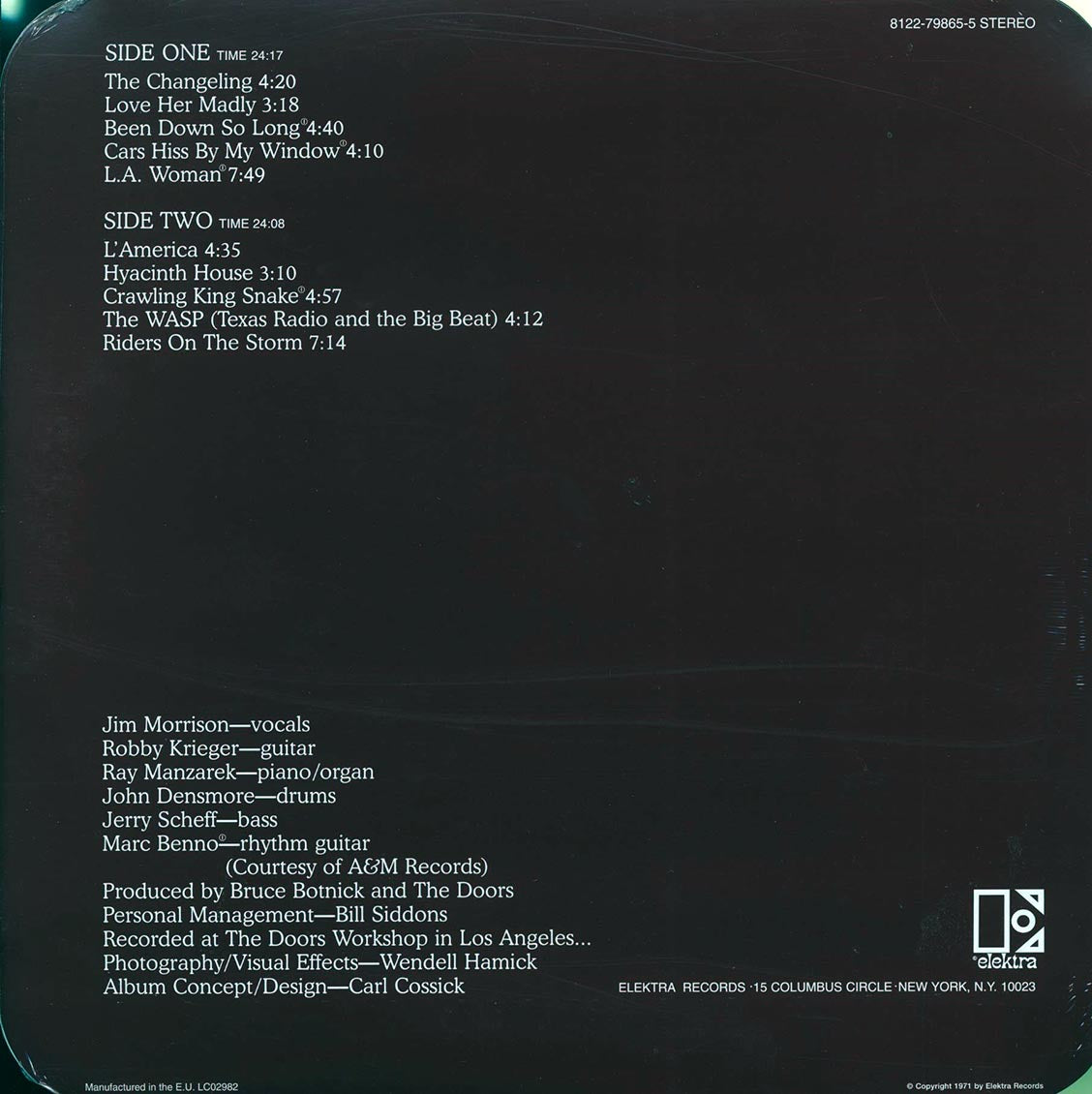 The Doors - LA Woman (Die-Cut Window Jacket) (180g) (audiophile) (radius corners) Vinyl Record