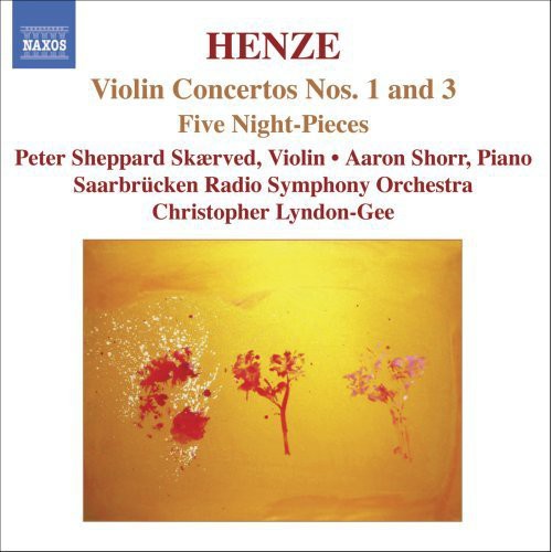 Henze / Skaerved / Saarbrucken Sym / Lyndon-gee - Violin Concertos Nos 1&3 - Music CD