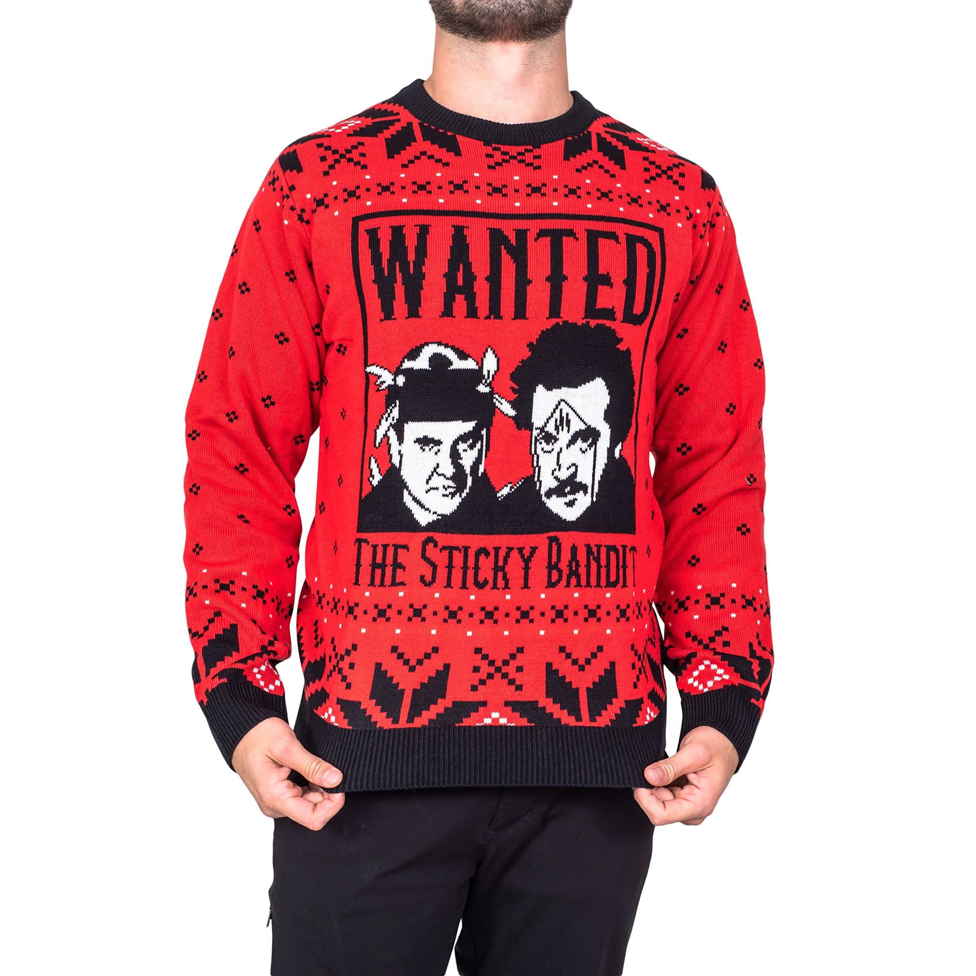Funniest Xmas Movie Ever Wanted Bad Guys Unisex Ugly Christmas Sweater