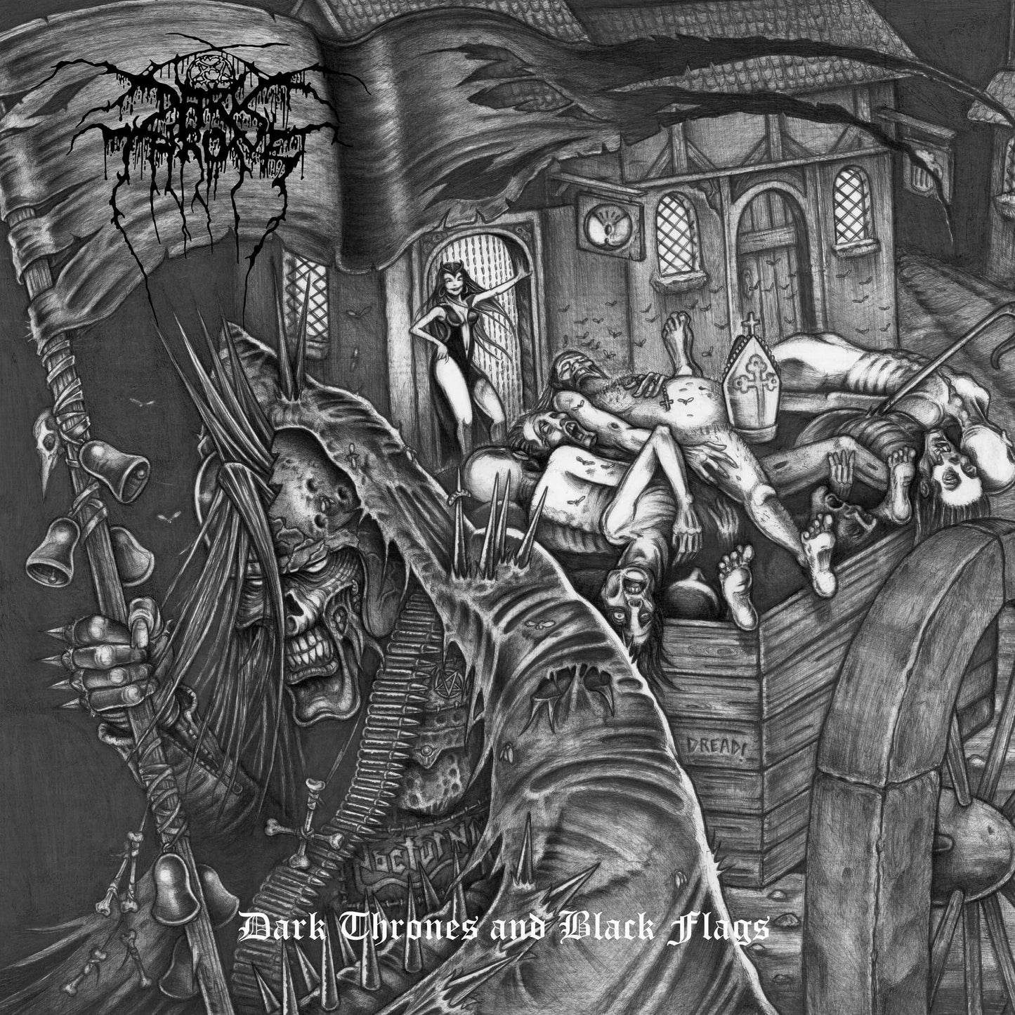 Darkthrone - Dark Thrones & Black Flags [LP] Vinyl Record Album Cover