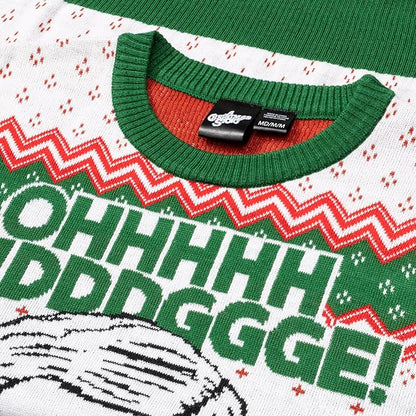 Officially Licensed Christmas Story Ralphie Ohh Fuddggee Adult Knitted Ugly Christmas Sweater