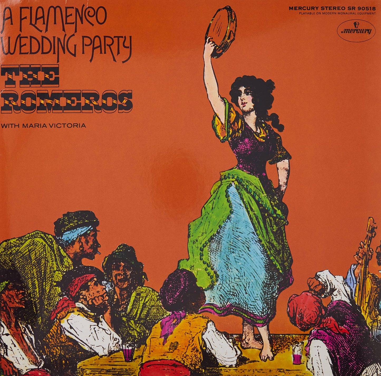 Romeros - Flamenco Wedding Party (Uk) [LP] Vinyl Record Album Cover