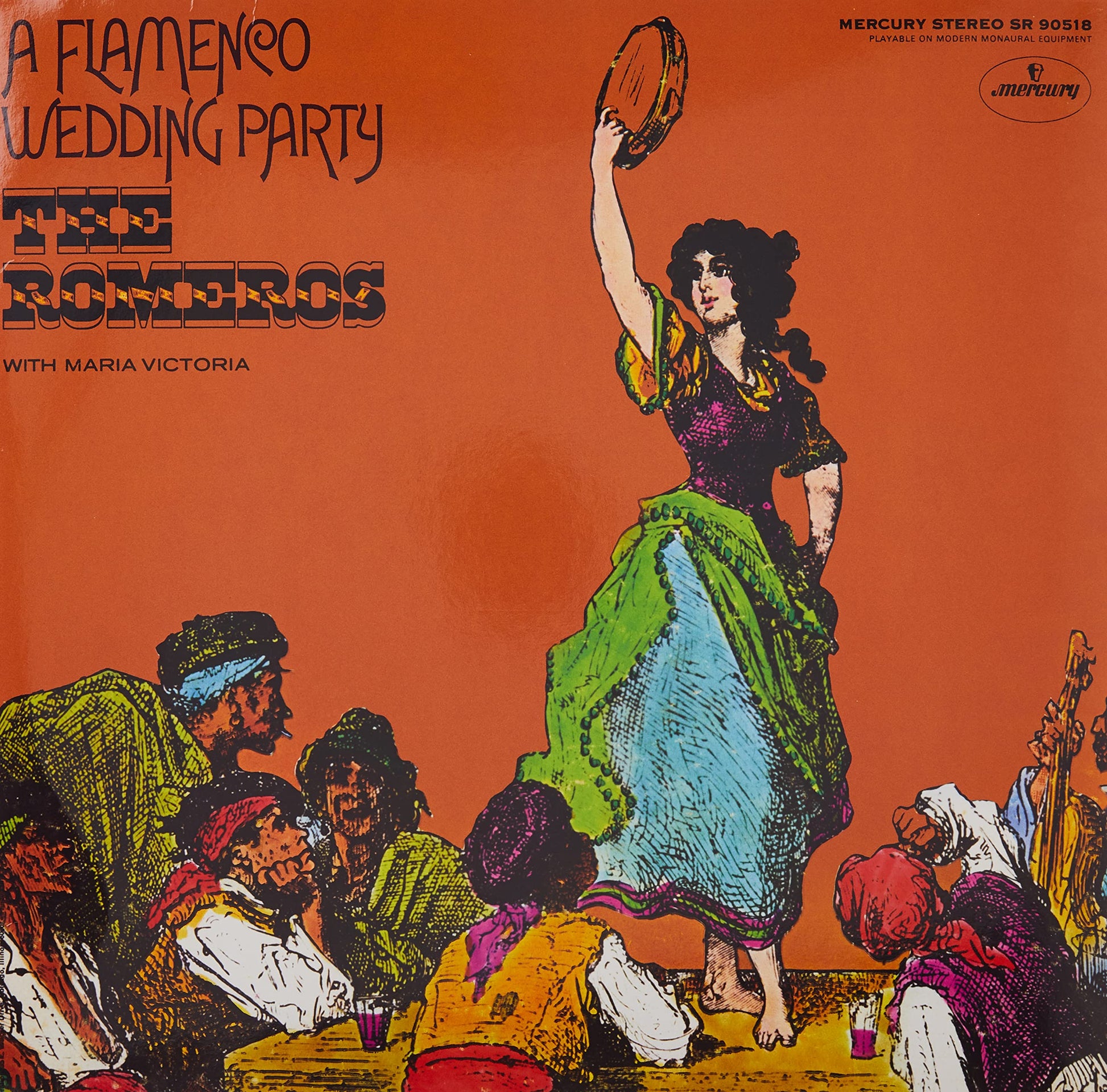 Romeros - Flamenco Wedding Party (Uk) [LP] Vinyl Record Album Cover