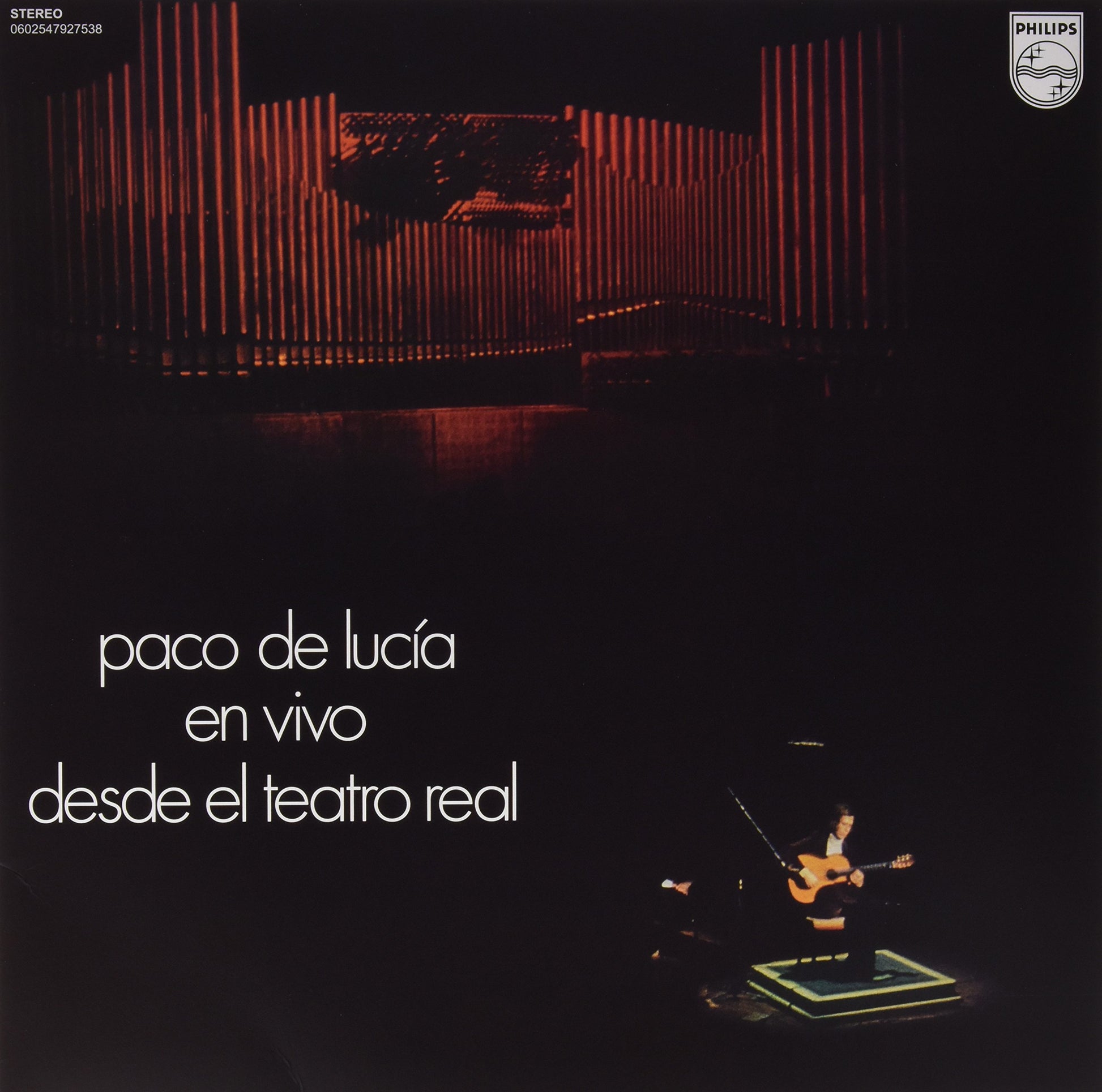 Paco De Lucia - Vivo Desde El Teatro Real [LP] Vinyl Record Album Cover