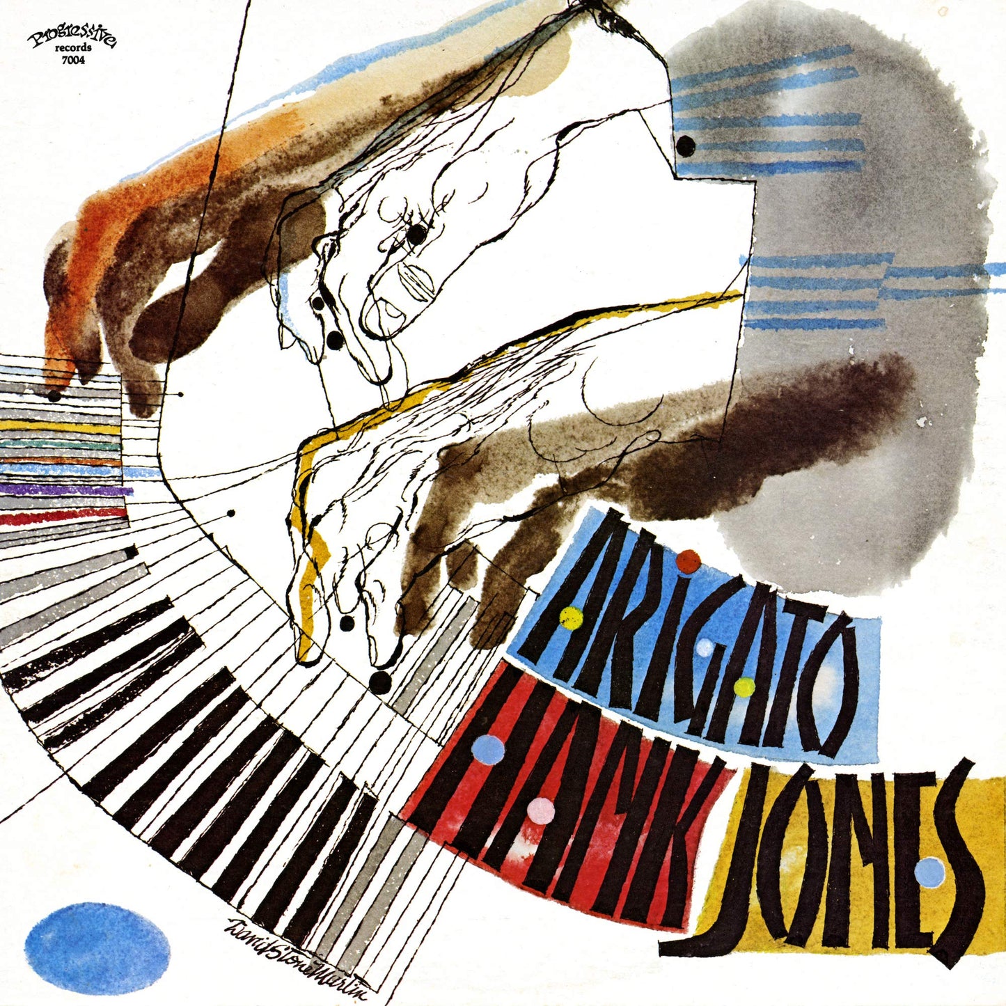 Hank Jones - Arigato [LP] Vinyl Record Album Cover