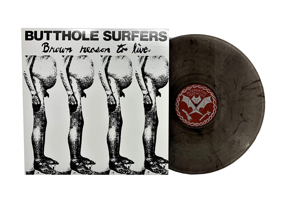 Butthole Surfers - Brown Reason to Live (Limited Edition Clear with Black Swirl Colored Vinyl) Vinyl Record