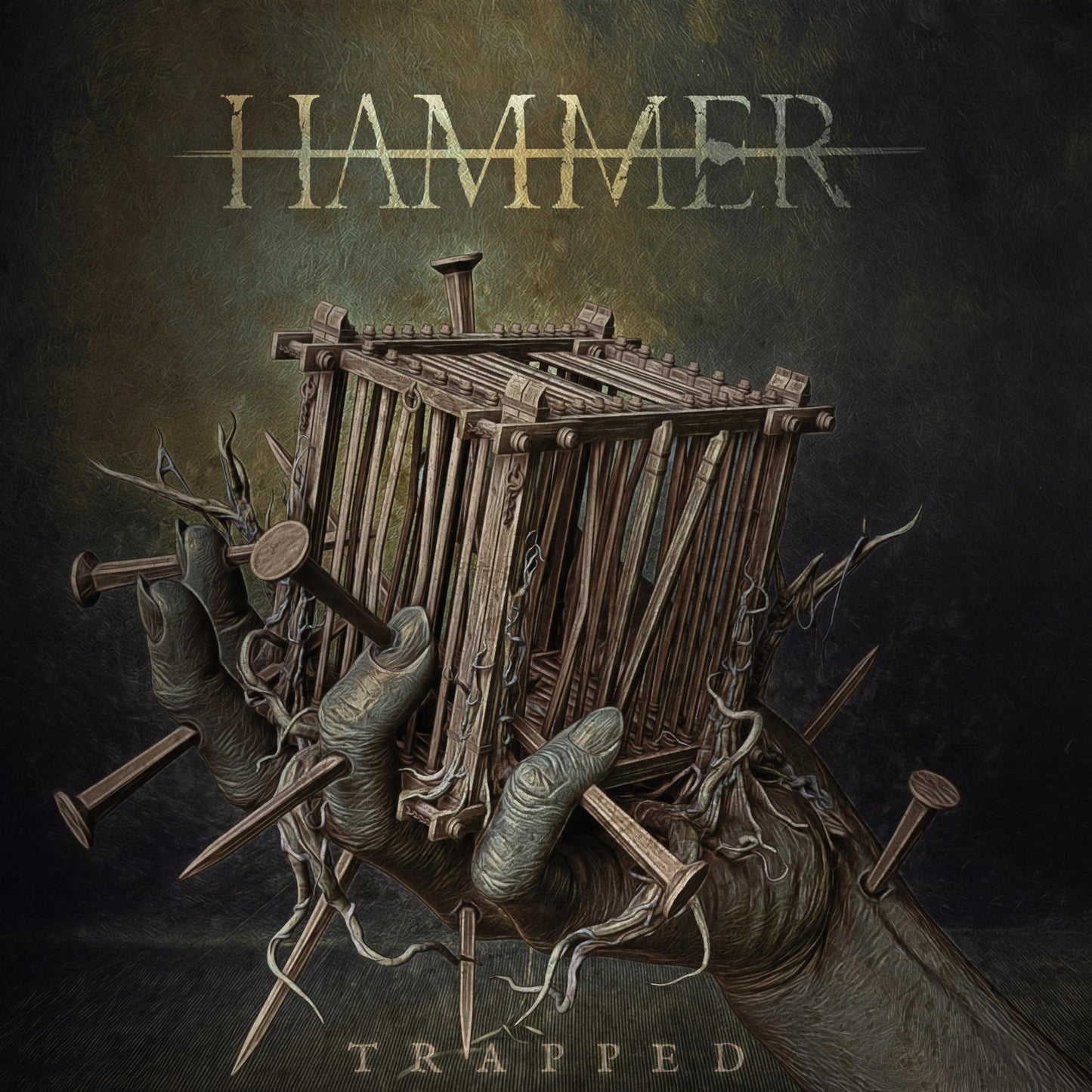 Hammer - Trapped [Colored Vinyl] (Grn) (Uk) Vinyl Record Album Cover